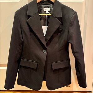 NWT Pistola Classic Black Blazer